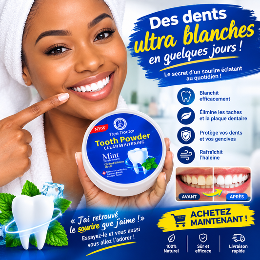 ✨ Révélez un sourire éclatant et naturellement plus blanc en un clin d'œil