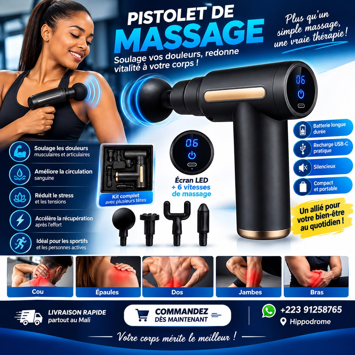 Dites adieu aux douleurs musculaires et aux courbatures en seulement 3 minutes !"